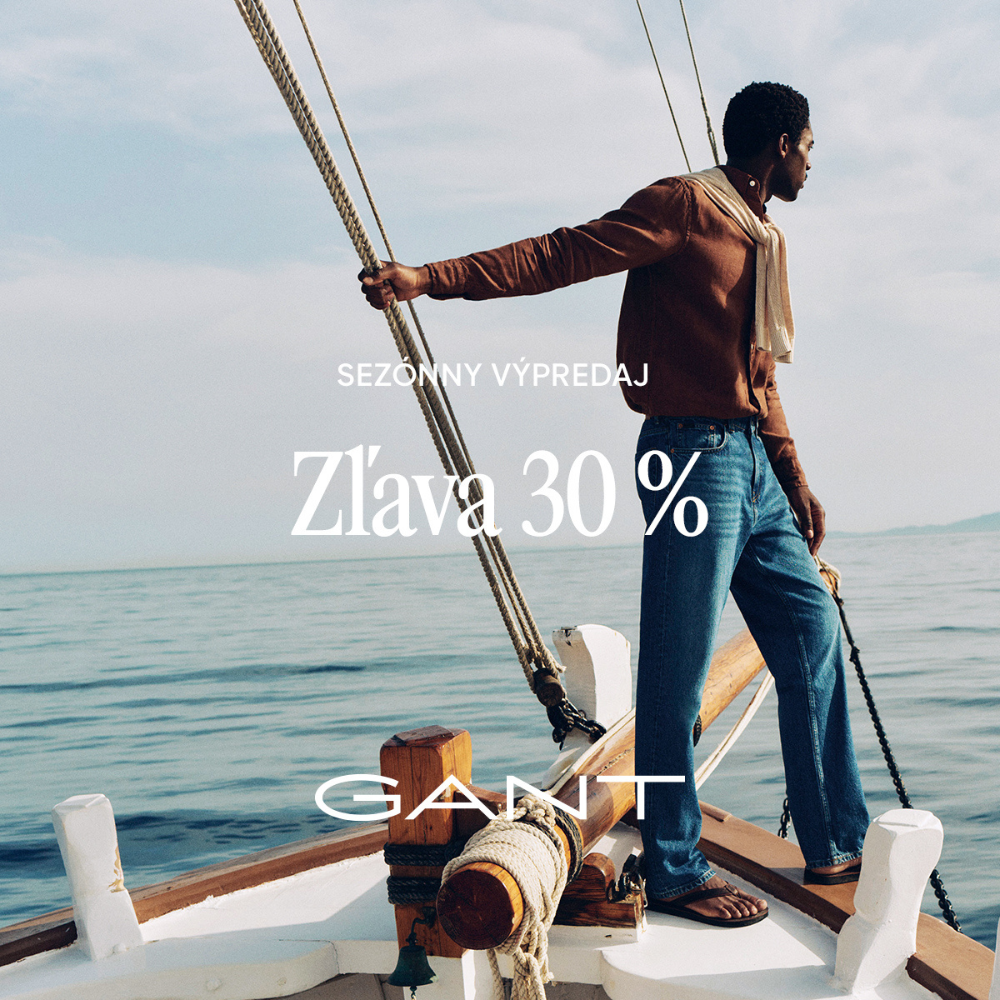 Letný štýl GANT za -30 %