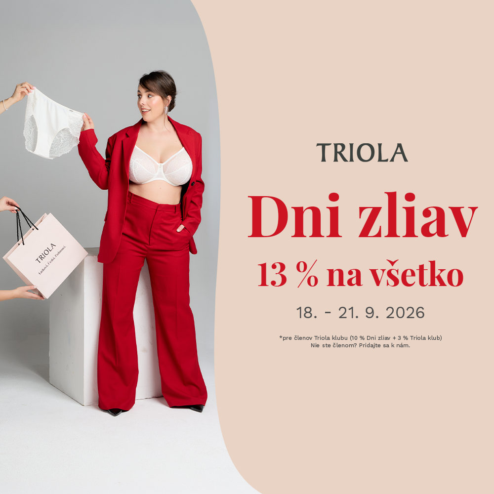 DNI ZĽAV V TRIOLE SÚ TU!