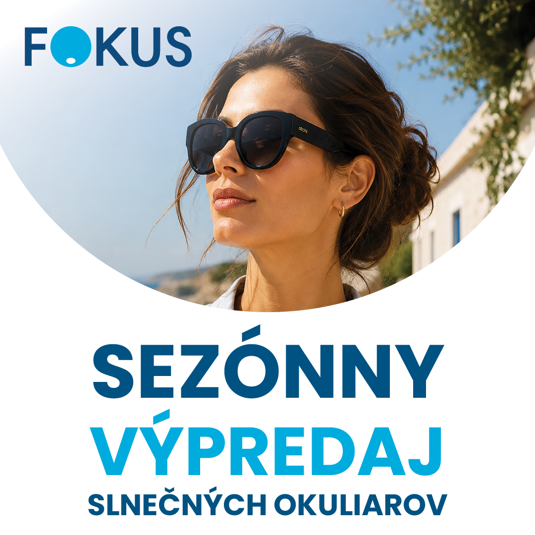 Sezónny výpredaj slnečných okuliarov vo FOKUS opti