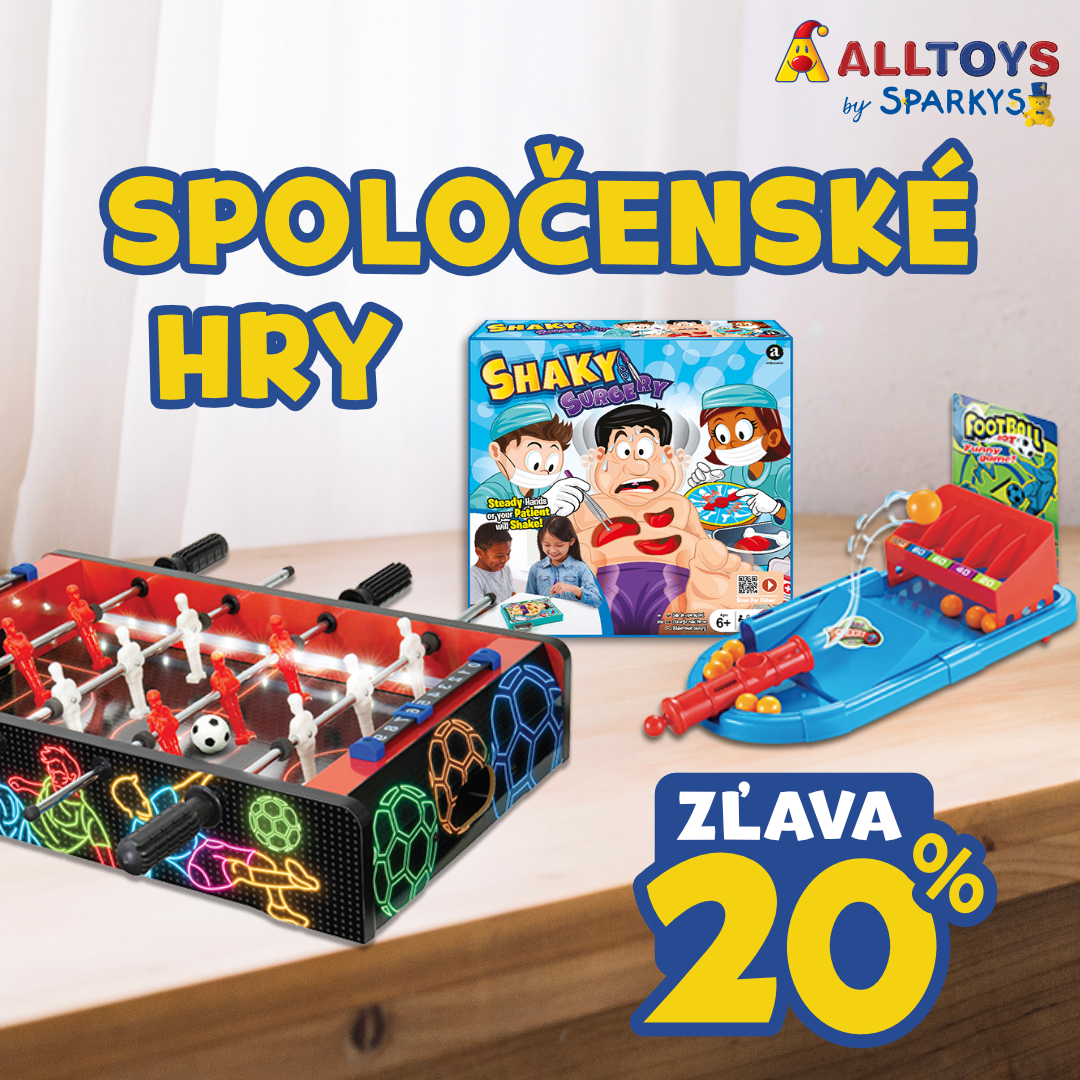 Zľava 20% na spoločenské hry