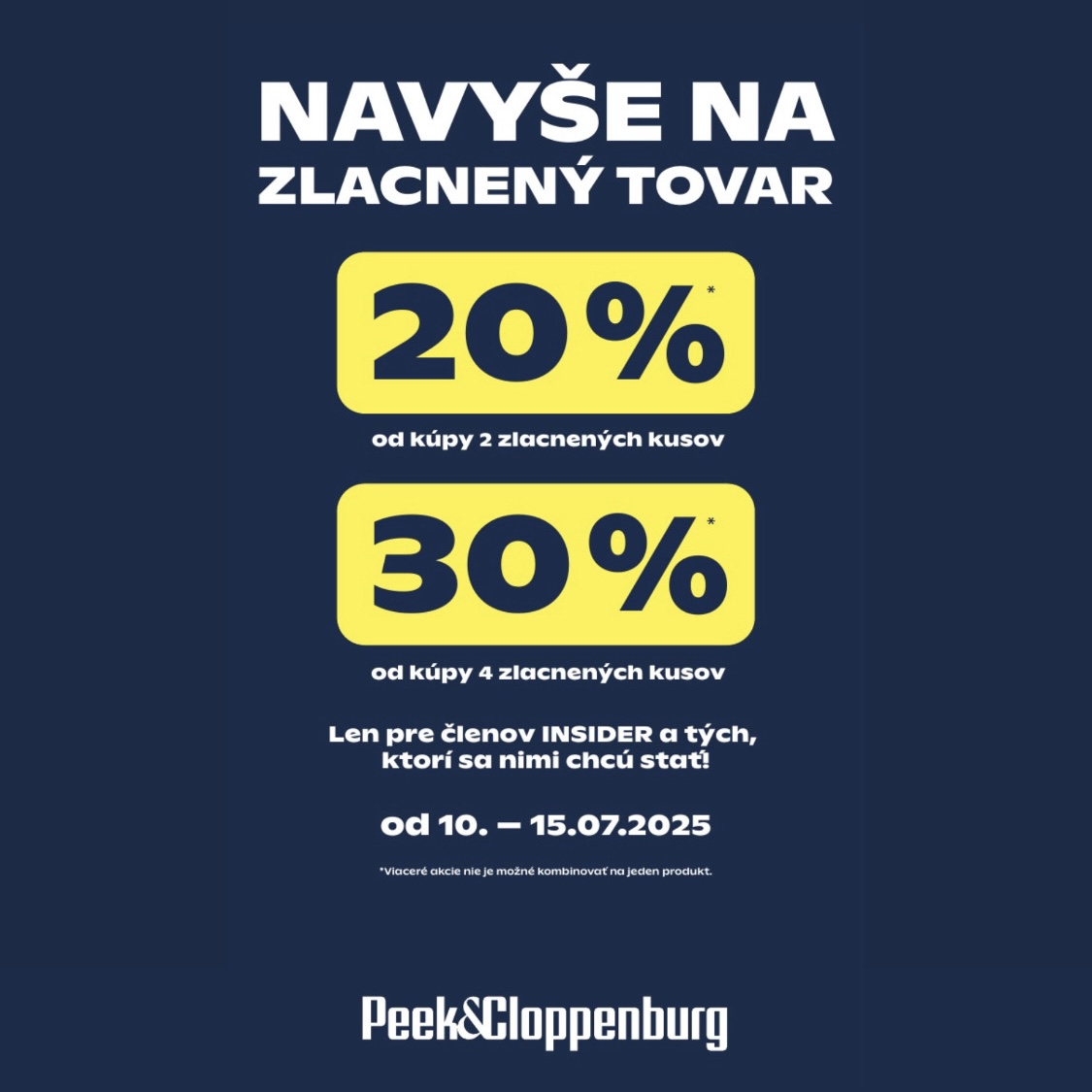 NAVÝŠE NA ZLACNENÝ TOVAR