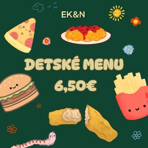 DETSKÉ MENU – 6,50 €