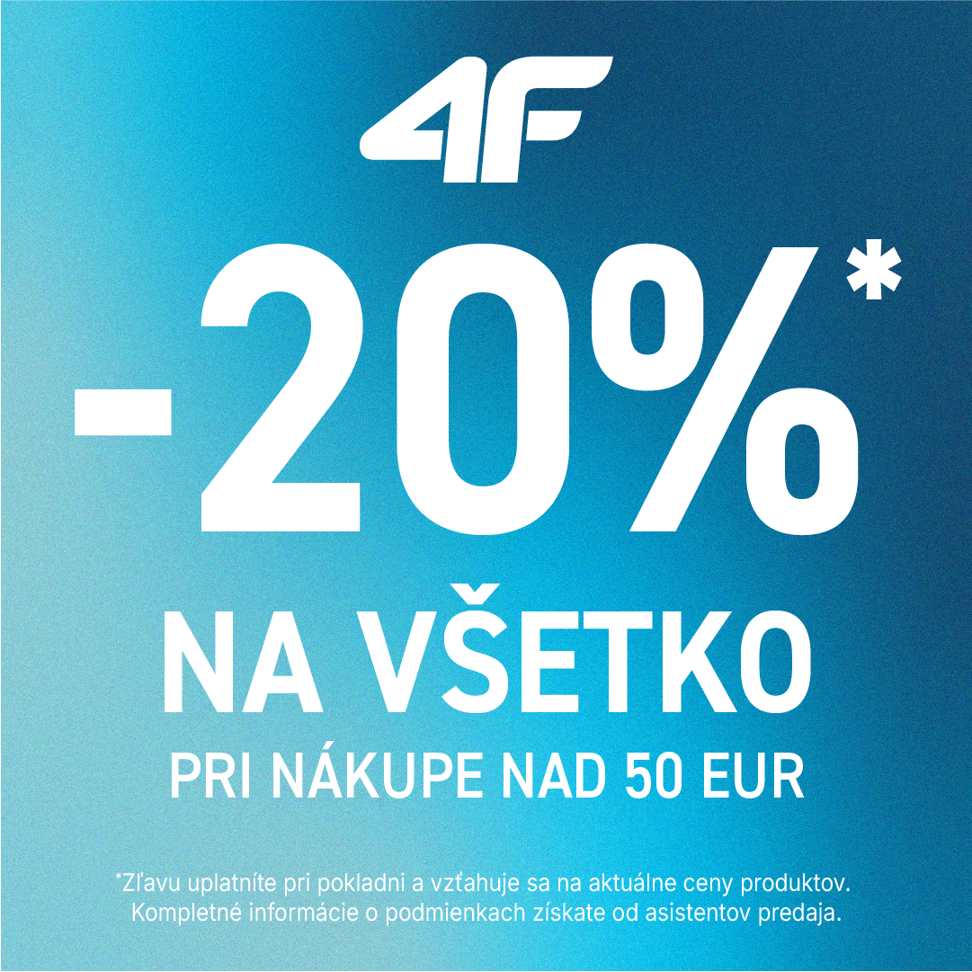 -20%* ON EVERYTHING WHEN YOU SPEND OVER 50 EUR