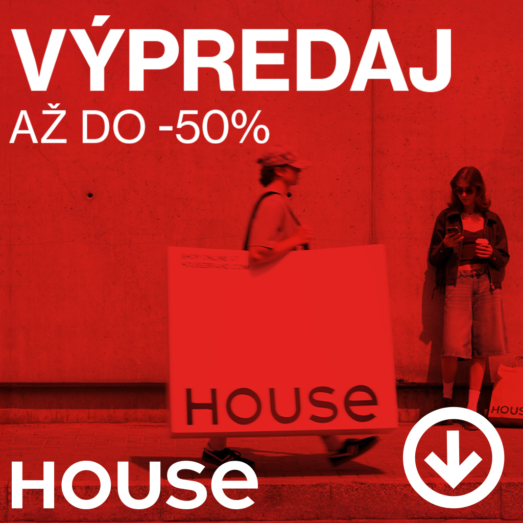 Letný VÝPREDAJ v HOUSE je tu!