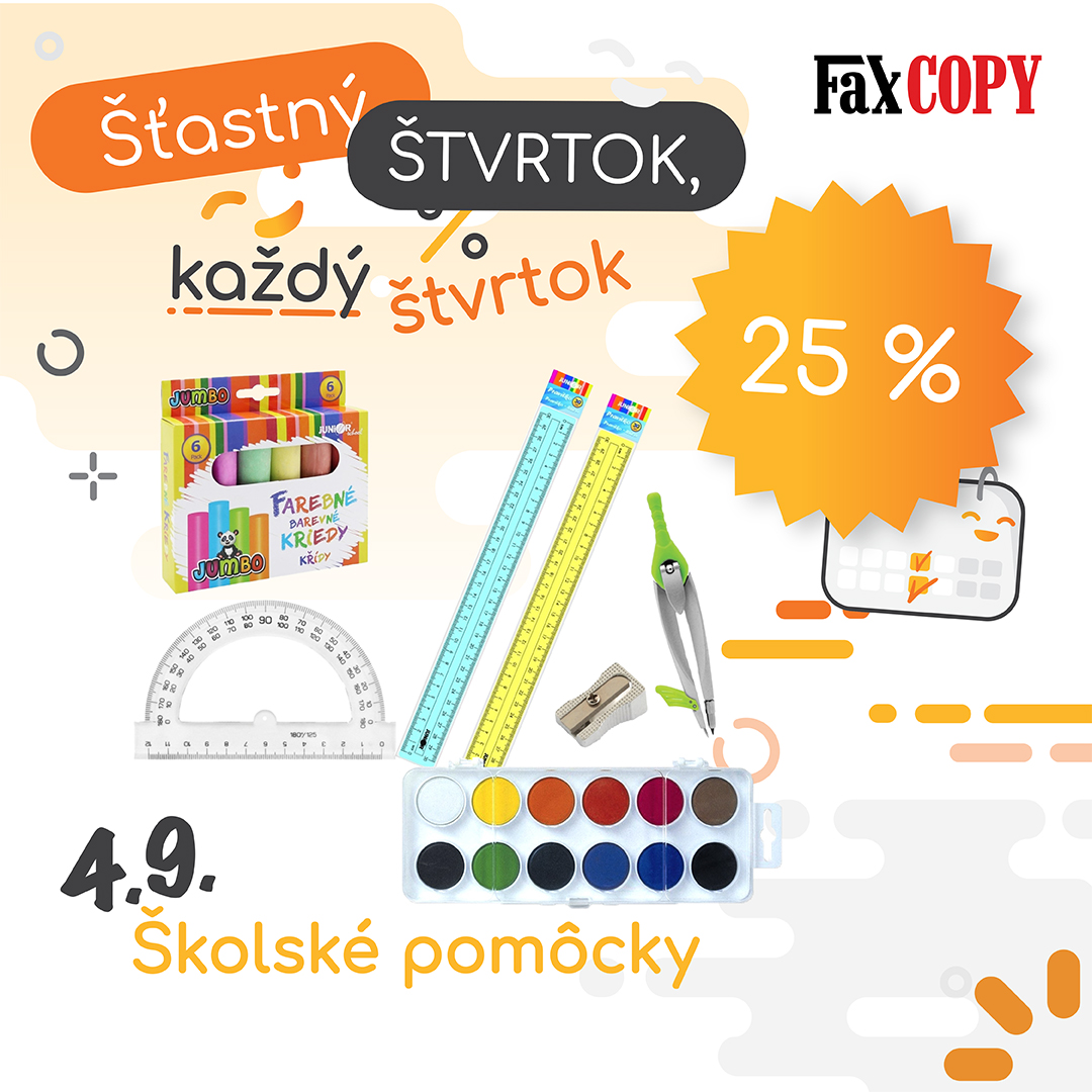 🍀 Šťastný ŠTVRTOK vo FaxCOPY!