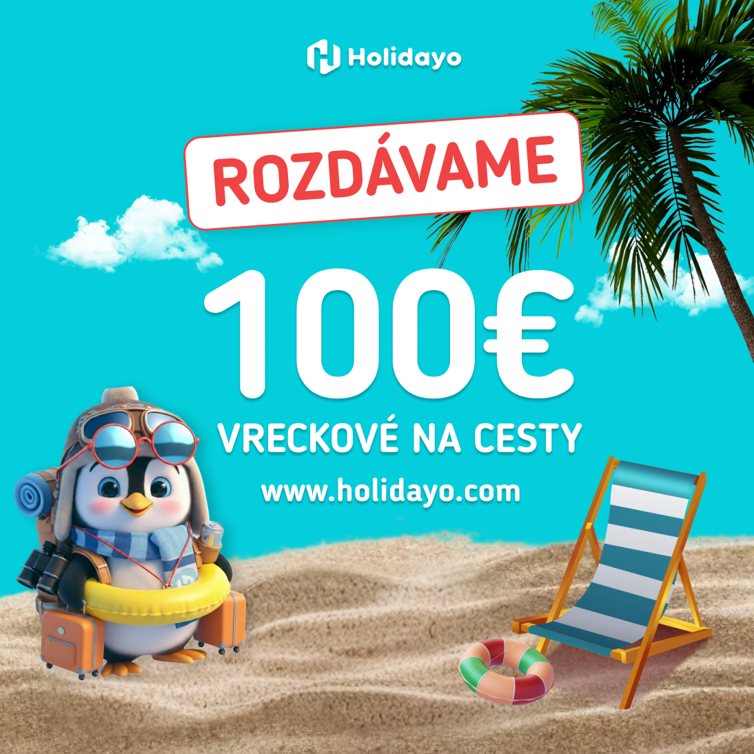 Holidayo predlžuje obľúbenú akciu! 🎁✈️